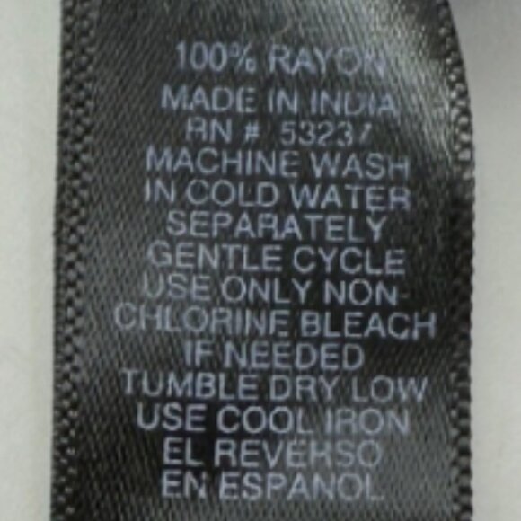 Mile Gabrielle Blue tiered Rayon skirt Size Large - Picture 12 of 12